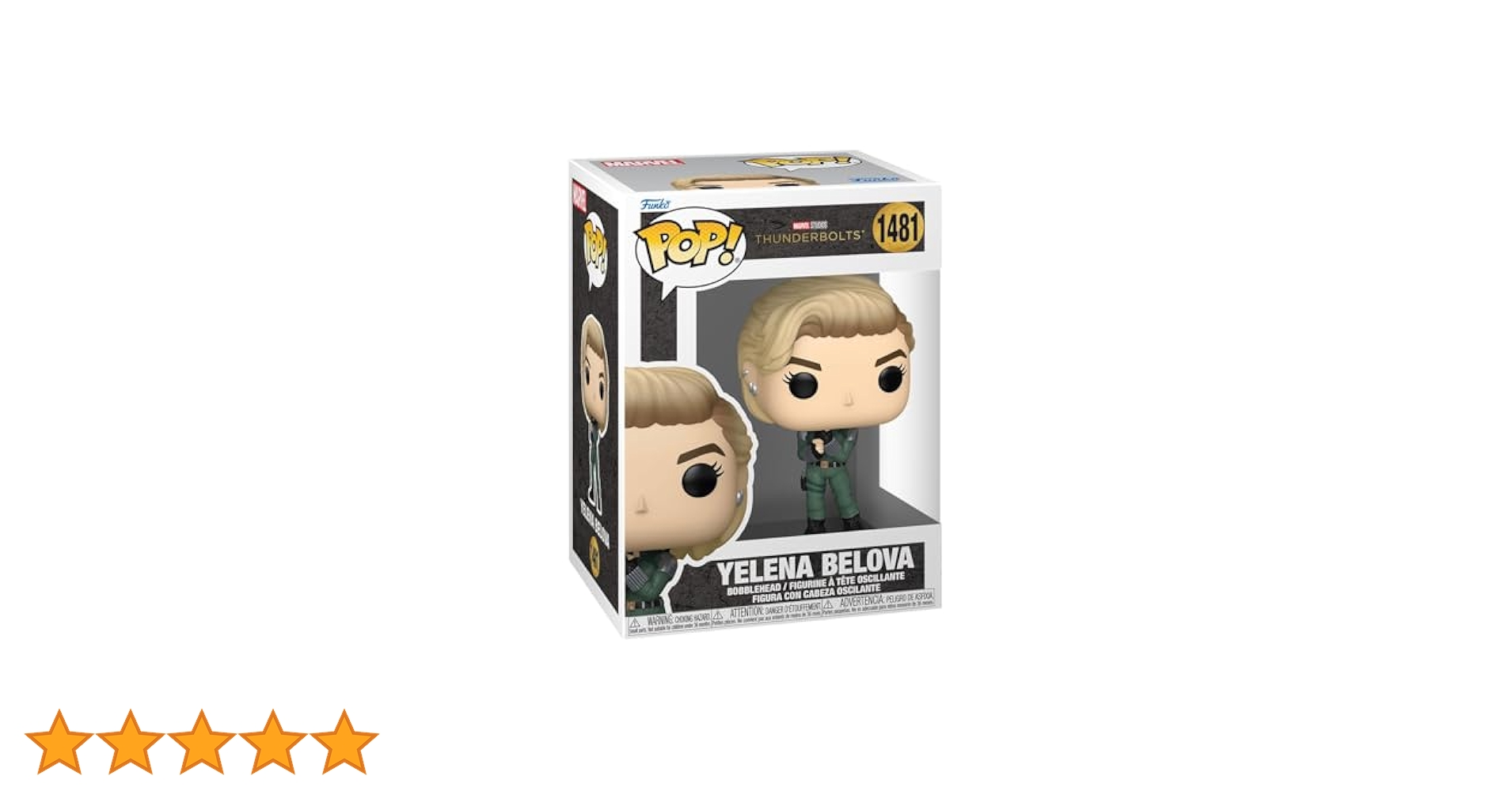 【】新品未開封FUNKO POP ブラックウィドウ エレーナ ベロワ 607 Amazon.com: Yelena Belova #607 Pop Marvel: Black Widow Vinyl